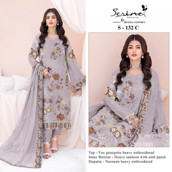 Serine S 132 Occasional Georgette Designer Pakistani Suit Collection